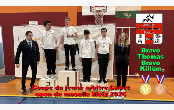 Thomas et Killian : deux judokas, deux arbitres, une belle réussite !