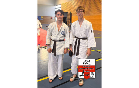 🥋 Passage de grade à Eisenheim – Bravo Florian et Ylan ! 🥋