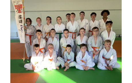 les 10/14 ans au judo club
